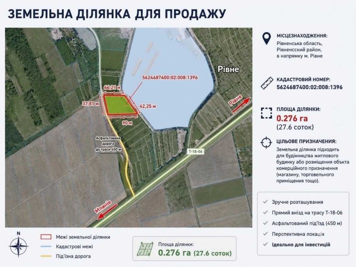 Продам дешево ділянку від власника с.Обарів - фото 1