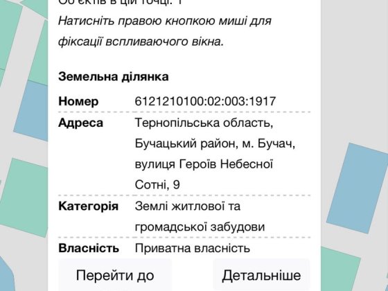Земельна ділянка 8 сотих Бучач Бучач
