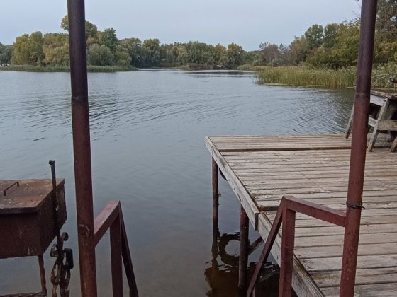 Продаж  земельної ділянка на причалі 55 з гаражем під човен. Свидивок