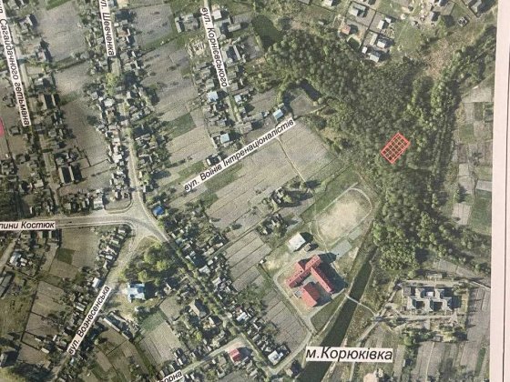 Земельна ділянка 10соток під будівництво м.Корюківка(NN) Корюковка