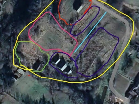 Продаж земельних ділянок з будинками. Можна разом або окремо Мигово
