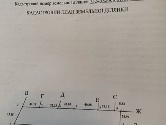 Продаэться земельна ділянка с.Великий кучурів . Навпроти магазину Тайстра