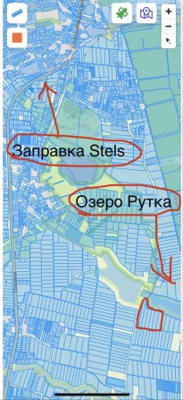Продаж землі 5,34Га біля озера Рутка (В.Кучурів-Заволока) - фото 1
