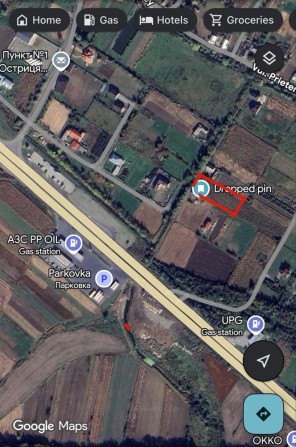 Село Магала. Навпроти АЗС PP Oil. 20 соток - фото 1