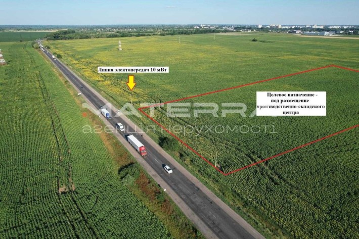 Продаж ділянки 3,25 Га Комерція Промка Під склади та ін. Бориспіль Кільцева - фото 1