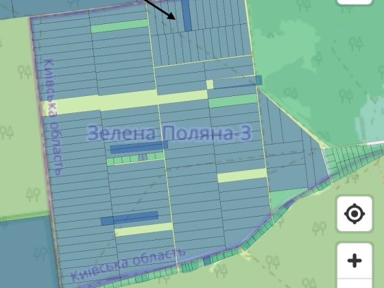 Продам ділянку  44 сотки під лісом , Зелена поляна Бровари Бровары