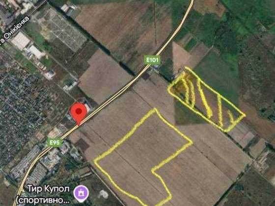 Продаж Землі ПРОМКА 11.02 Бровари 2-3 лінія від Дороги 1-5 ГА.БЕЗ% Бровары