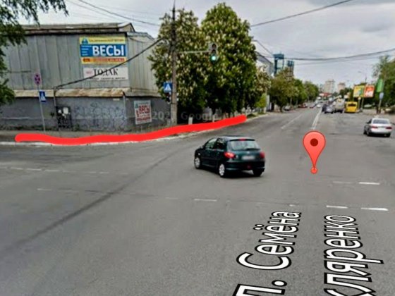 Продається фасадна кутова земельна ділянка Киев