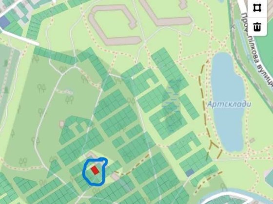 Земельна ділянка біля Центру на Озерному[] Кременчук