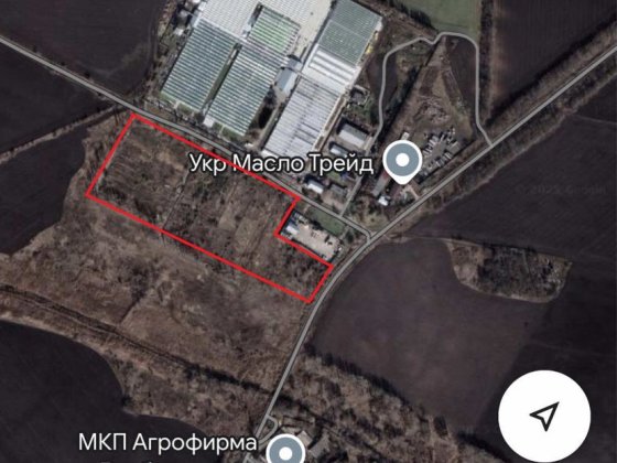 Земля 7.9 Га промислового призначення Кременчук