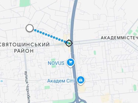 Продаж земельна ділянка Фасад.вул Осіння Академмістечко, Київ школа Киев