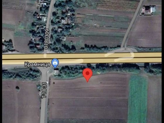 1.04 га. Фасадна ділянка під комерцію. М-06 Київ-Чоп. Гощанський район Ровно
