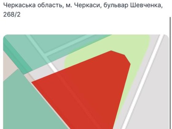 Продаж ділянки в центрі під будівництво комерційного приміщення!