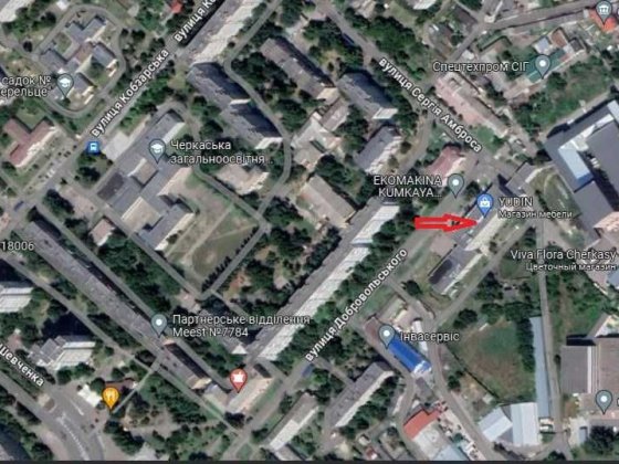 Продаж земельної ділянки комерційного призначення Черкассы