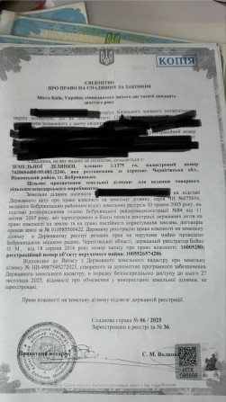 Продається пай в Чернігівській області - фото 1