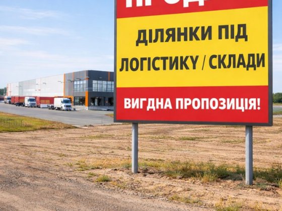 Продаж ділянки під логістику/склад