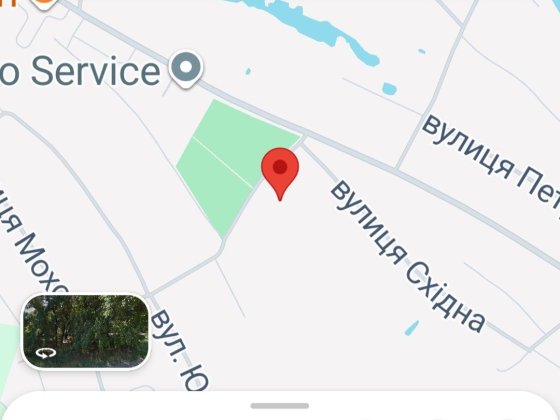 Продам участок  в Днепре,левый берег Днепр