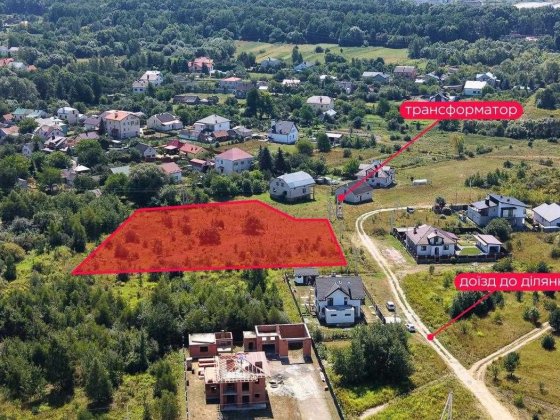 49 соток під котеджі, Львів | Білогорща | Можливий поділ ділянки Львов
