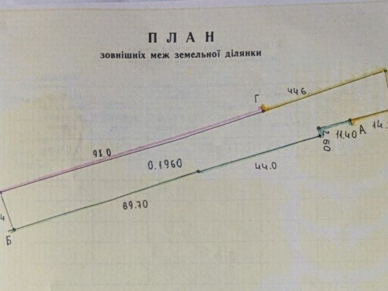 Земельна ділянка в Лучківці Золочівського району Львівської області, яке входить до складу Заболотці Львов