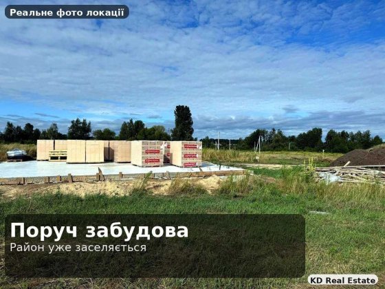 Земля під забудову з електромережами по вулиці Софиевская Борщаговка