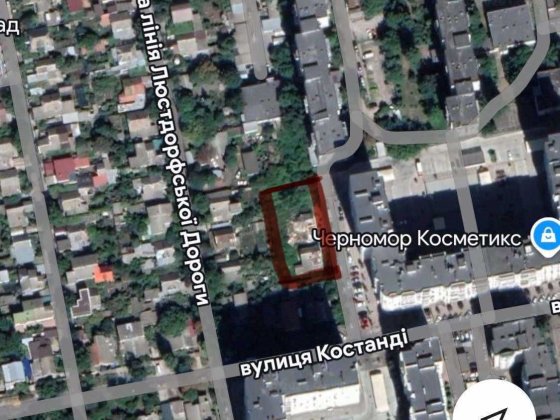 Участок площадь 10 соток  Фасад на 14 линия/Костанди. 1S75 Одесса