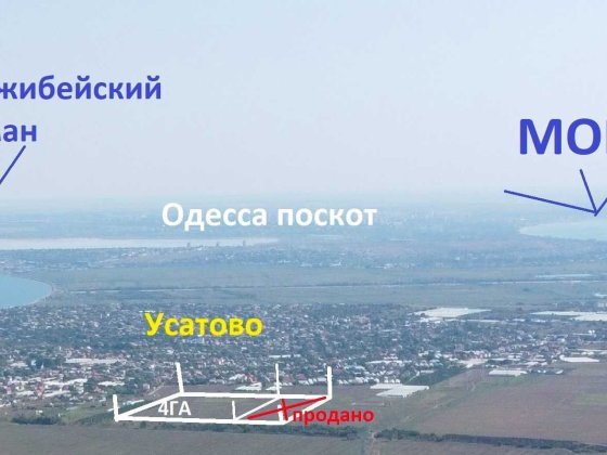 4 Гектара под коттеджное строительство. Генплан - Житлова забудова Одесса