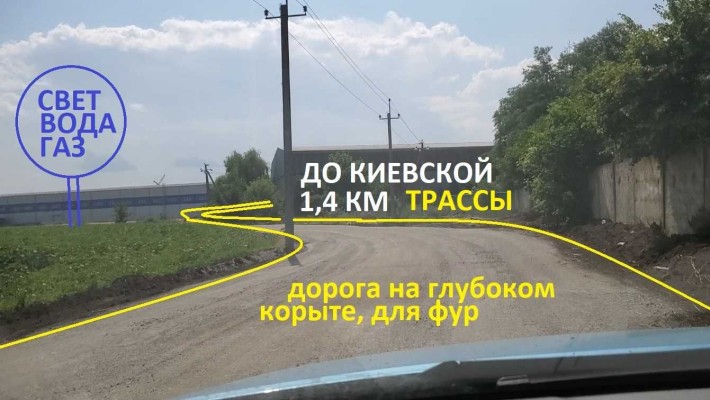 Удалён от жилых домов - для Склад, стоянка, элеватор, Завод - фото 1