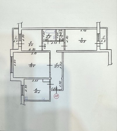 Продам  3-кімнатну квартиру Охтирка - фото 1