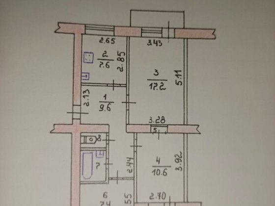Продаж 3-х кімнатної квартири Коростень