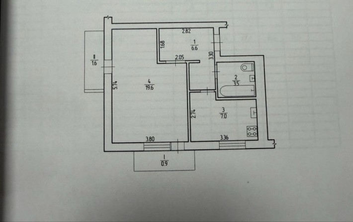 Продаж 1 кім. квартири Центр - фото 1