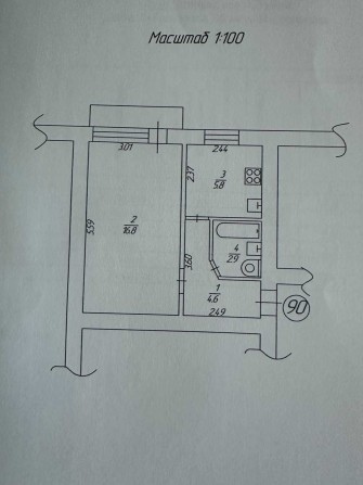 Продам квартиру 1 кімнатну в центрі - фото 1