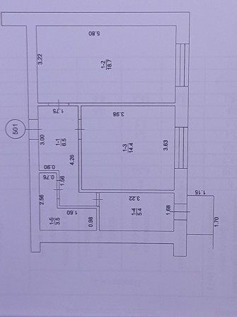 Продається квартира Мукачево Івана франка бічна - фото 1