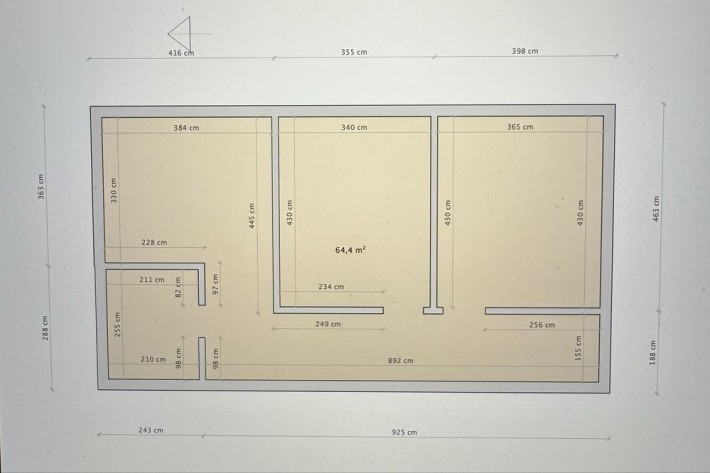 Продам 2-км квартиру 65 м2 - фото 1