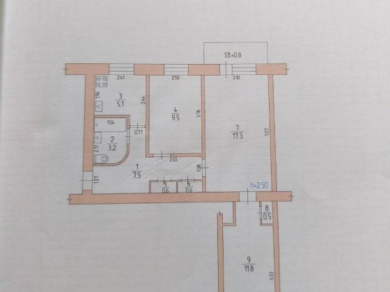 Квартира 3 кімнати, Ромни Ромны
