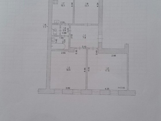 Квартира 3 кімнати Фастов