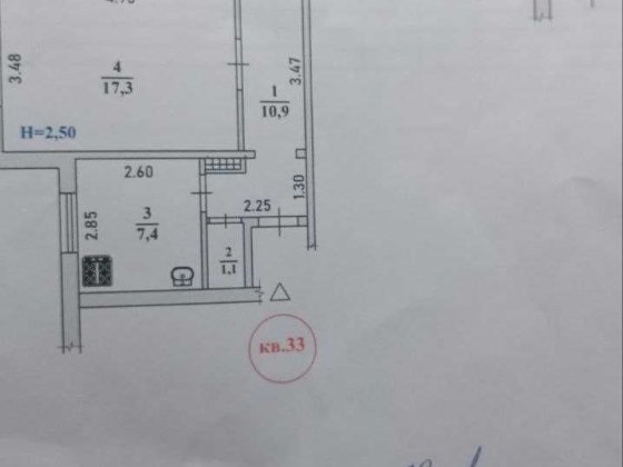 Продаж 3-КІМНАТНОЇ КВАРТИРИ м.Шостка вул. Берегова, 16А Шостка