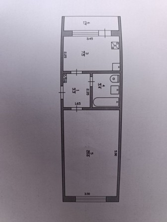 Продам однокімнатну квартиру - фото 1