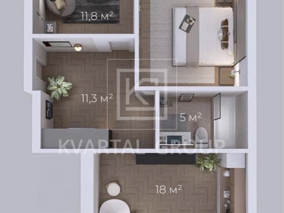 Повноцінна  2 кімнатна квартира 860$за м2 Ворзель Михайловка-Рубежовка