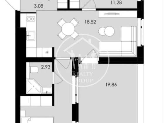 ЖК Avalon Holiday One, 2-кімнатна квартира з терасою 73 м2! Зданий будинок! Сокольники