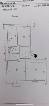 Продаж 3-кімнатної квартири 2 поверх Карлівка - фото 1