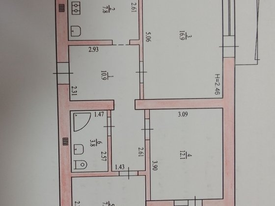 Продаж 3-х кімнатної кваритри Первомайськ