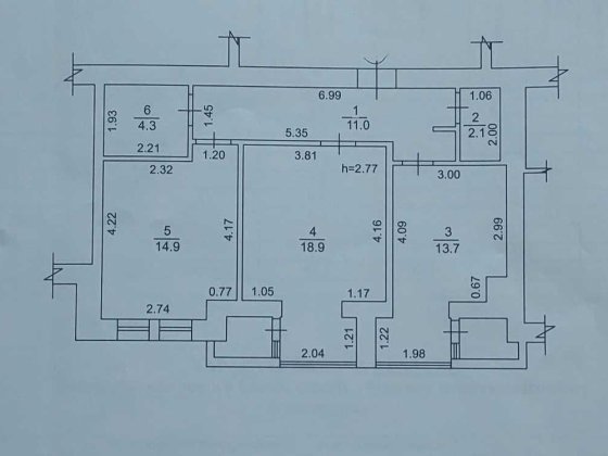 Продам ЖК Київський 2к Без% оф 2% з частковим ремонтом,65 метрів Газ!!! Буча
