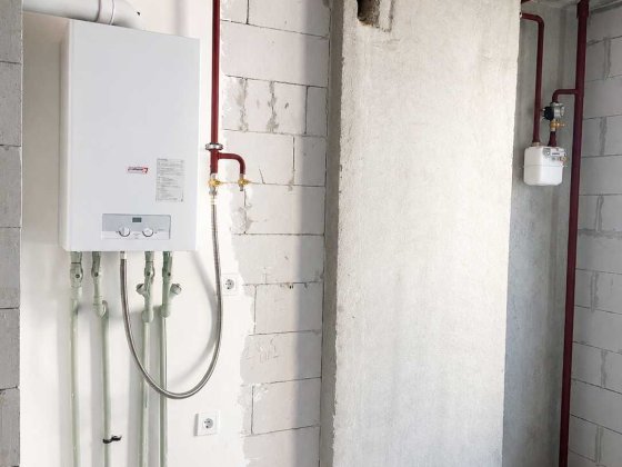 1-к квартира у новобудові  4/10 поверх,  газовий котел Борисполь