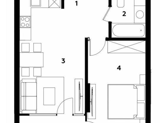 Продаж видової квартири, Бровари, Київська 237, Madison Gardens 46.3 m Бровари