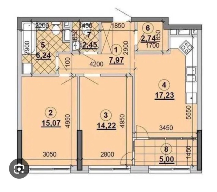 Продаж Видової 2к квартири 72 м2 Грейт/GREAT Осокорки Дарницький - фото 1