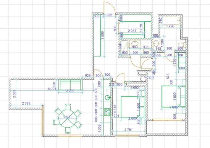 Продаж 2к, Метро позняки 3 хвилини, Срібнокільська 3а, Григоренка, 91м2 - фото 1