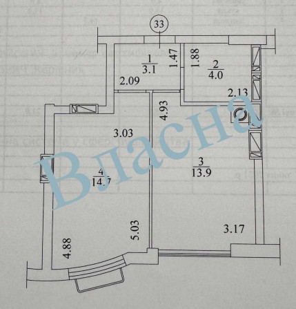 продаж власної 1-кімн квартири в центрі Ірпеня у новому будинку - фото 1