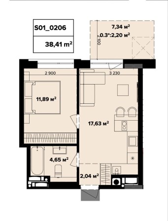 Продам квартиру в ЖК Ютландія 3, опалення газ - фото 1