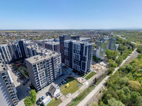 Видова 1-кімнатна квартира в ЖК «Паркова Алея», 45 м² Ивано-Франковск