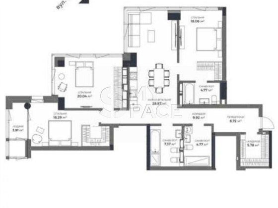 4-кімнатна квартира в новому престижному ЖК А136 Highlight Tower, продаж за переуступкою